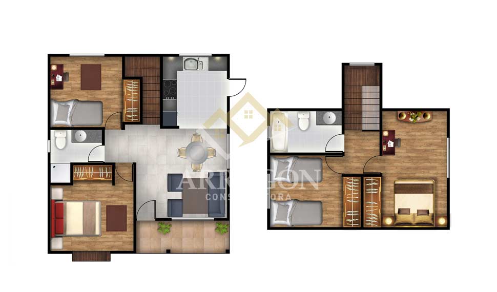 Modelo Toronto · Casas Arragón