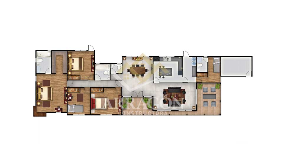 Modelo Vicuña · Casas Arragón